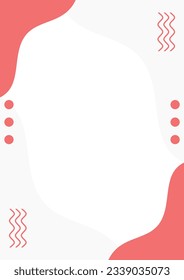 fondo abstracto rosa con estilo minimalista para la plantilla de diseño de afiches