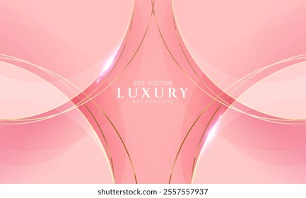 pink abstract background with a modern and luxurious feel