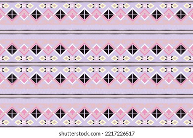 Pink abstract background pattern ethnic backdrop design for textile, carpet, curtain, wallpaper, clothing, wrapping paper, batik.- Vector