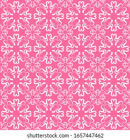 Pink Abstract Background. Seamless Pattern. Texture Wallpaper. Vector.