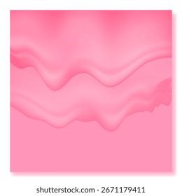 fundo abstrato rosa com derretimento líquido liso . ilustração vetorial.