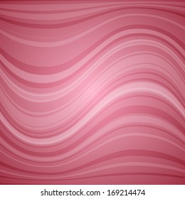 Pink abstract background as smooth small folds