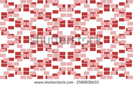 Pink abstract background with squares of red pink rectangle block strip seamless repeat pattern, replete patter image design for fabric printing or wallpaper or wrap package print fuzzy