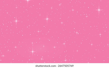 pink abstract background with stars