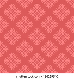 Pink abstract background, striped textured geometric seamless pattern