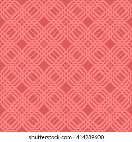 Pink abstract background, striped textured geometric seamless pattern