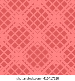 Pink abstract background, striped textured geometric seamless pattern
