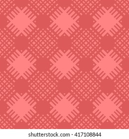 Pink abstract background, striped textured geometric seamless pattern
