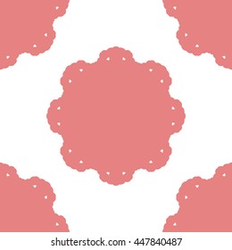 Pink abstract background, striped textured geometric seamless pattern