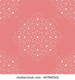 Pink abstract background, striped textured geometric seamless pattern