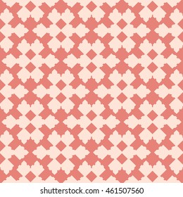 Pink abstract background, striped textured geometric seamless pattern