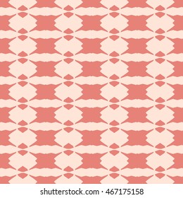 Pink abstract background, striped textured geometric seamless pattern