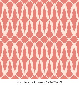 Pink abstract background, striped textured geometric seamless pattern