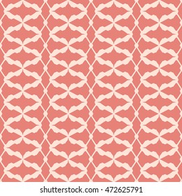 Pink abstract background, striped textured geometric seamless pattern