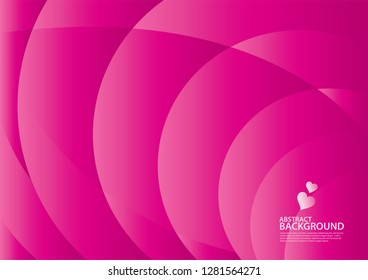 Pink Abstract background, texture design, vector illutration, valentines or wedding background, cover, flyer, advertisement, Horizontal paper