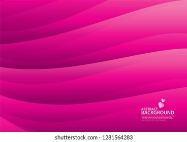 Pink Abstract background, texture design, vector illutration, valentines or wedding background, cover, flyer, advertisement, Horizontal paper