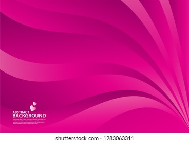 Pink Abstract background, texture design, vector illutration, valentines or wedding background, cover, flyer, advertisement, Horizontal paper
