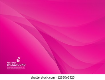 Pink Abstract background, texture design, vector illutration, valentines or wedding background, cover, flyer, advertisement, Horizontal paper
