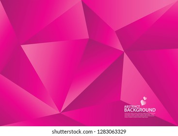 Pink Abstract background, texture design, vector illutration, valentines or wedding background, cover, flyer, advertisement, Horizontal paper