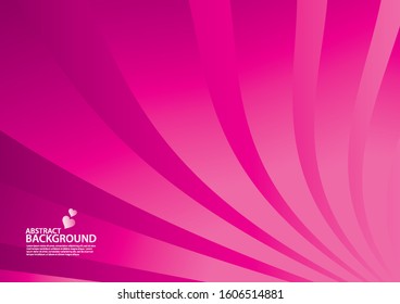 Pink Abstract background, texture design, vector illutration, valentines or wedding background, cover, flyer, advertisement, Horizontal paper