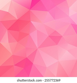 pink abstract background of the triangles