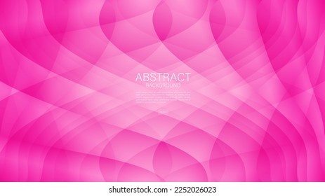 Fondo abstracto rosa, fondo rosado para valentina, fondo web, gráfico ondulado, vector geométrico, textura mínima, diseño de cubierta rosa, plantilla de volante, banner, decoración de pared, papel tapiz