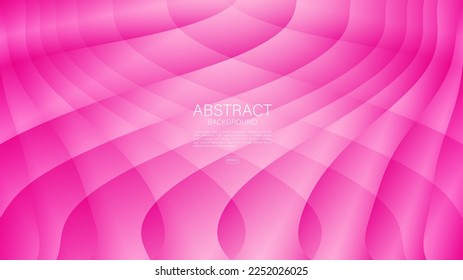 Pink abstract background, pink background for valentine, web background, wave graphic, Geometric vector, Minimal Texture, pink cover design, flyer template, banner, wall decoration, wallpaper