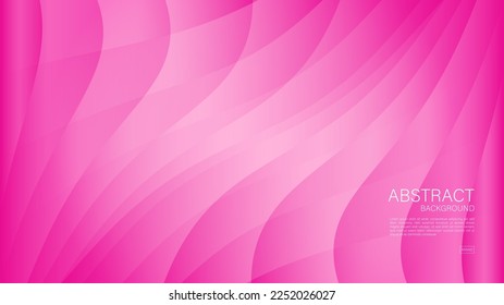 Pink abstract background, pink background for valentine, web background, wave graphic, Geometric vector, Minimal Texture, pink cover design, flyer template, banner, wall decoration, wallpaper
