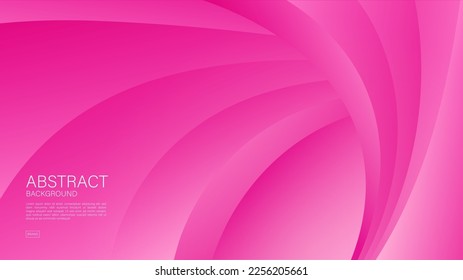 Fondo abstracto rosa, fondo rosado para valentina, fondo web, gráfico ondulado, vector geométrico, textura mínima, diseño de cubierta rosa, plantilla de volante, banner, decoración de pared, papel tapiz