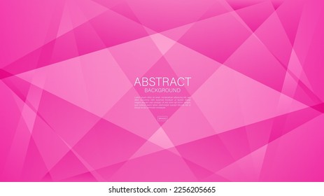 Fondo abstracto rosa, fondo rosado para valentina, fondo web, gráfico polígono, vector geométrico, textura mínima, diseño de cubierta rosa, plantilla de volante, banner, decoración de pared, papel tapiz