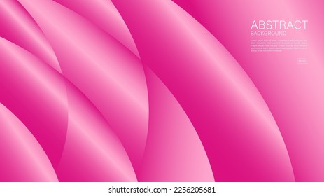 Pink abstract background, pink background for valentine, web background, wave graphic, Geometric vector, Minimal Texture, pink cover design, flyer template, banner, wall decoration, wallpaper