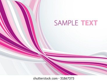 Pink abstract background. Vector