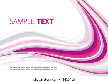 Pink abstract background. Vector