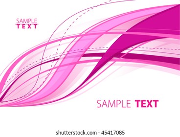 Pink abstract background. Vector