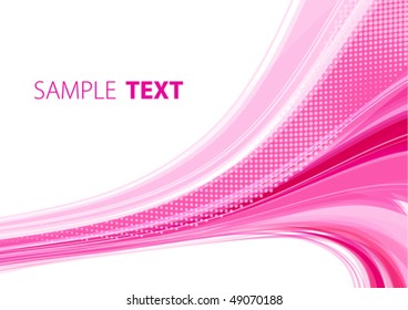 Pink abstract background. Vector