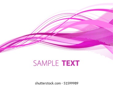 Pink abstract background. Vector
