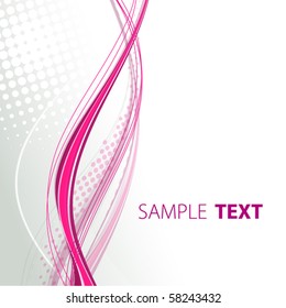 Pink abstract background. Vector