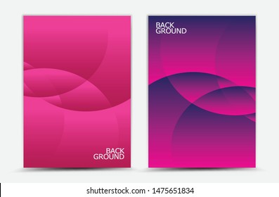Pink abstract background vector, cover template, business flyer, web texture, graphic design elements