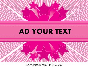Pink abstract background. Vector illustration