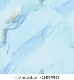 Fondo Resumen Rosa. Lienzo de color violeta del agua. Pintura de tinta azul. Acuarela De Arte De Mármol Púrpura. Fondo de la Tinta Vectora Lilac. Tinta de oro de mármol con alcohol. Textura Elegante Ligera. Pintura abstracta de vectores