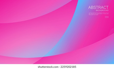 Fondo abstracto rosa, fondo de onda rosa para valentina, fondo degradado, patrón de onda, vector geométrico, textura mínima, diseño de cubierta rosa, volante, pancarta, decoración de pared, papel pintado