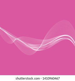 Pink abstract background, waves smoke background