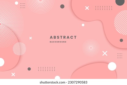Pink abstract backgrounds.  liquid dynamic shapes abstract composition. abstract gradient pink modern elegant design background. illustration vector 10 eps.