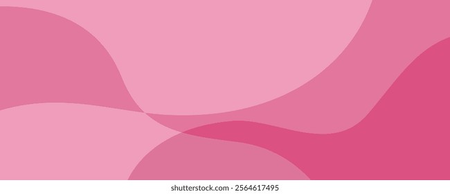 PINK ABSTRACT banner background. Vector abstract graphic design banner pattern background template