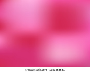 Pink abstract blurred gradient mesh background.
