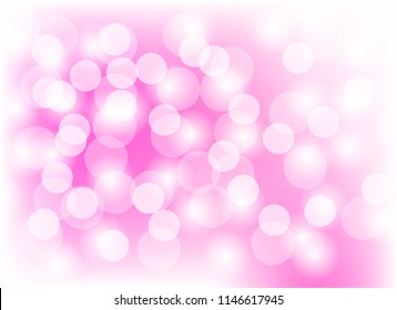 pink abstract blurred light bokeh background ,pattern