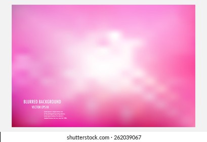 pink abstract blurred tone light background. vector illustrator valentine design template.
can be use for valentine background ,website,postcard,
