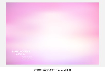 pink abstract blurred tone light background. vector illustrator valentine design template.