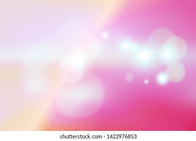 Pink abstract bokeh blurry background