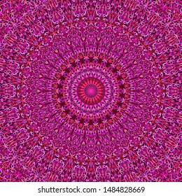 Pink abstract botanical garden mandala pattern geometry background - oriental vector design